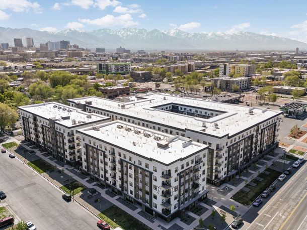 Exterior image of Solis at Jackson Station apartment homes